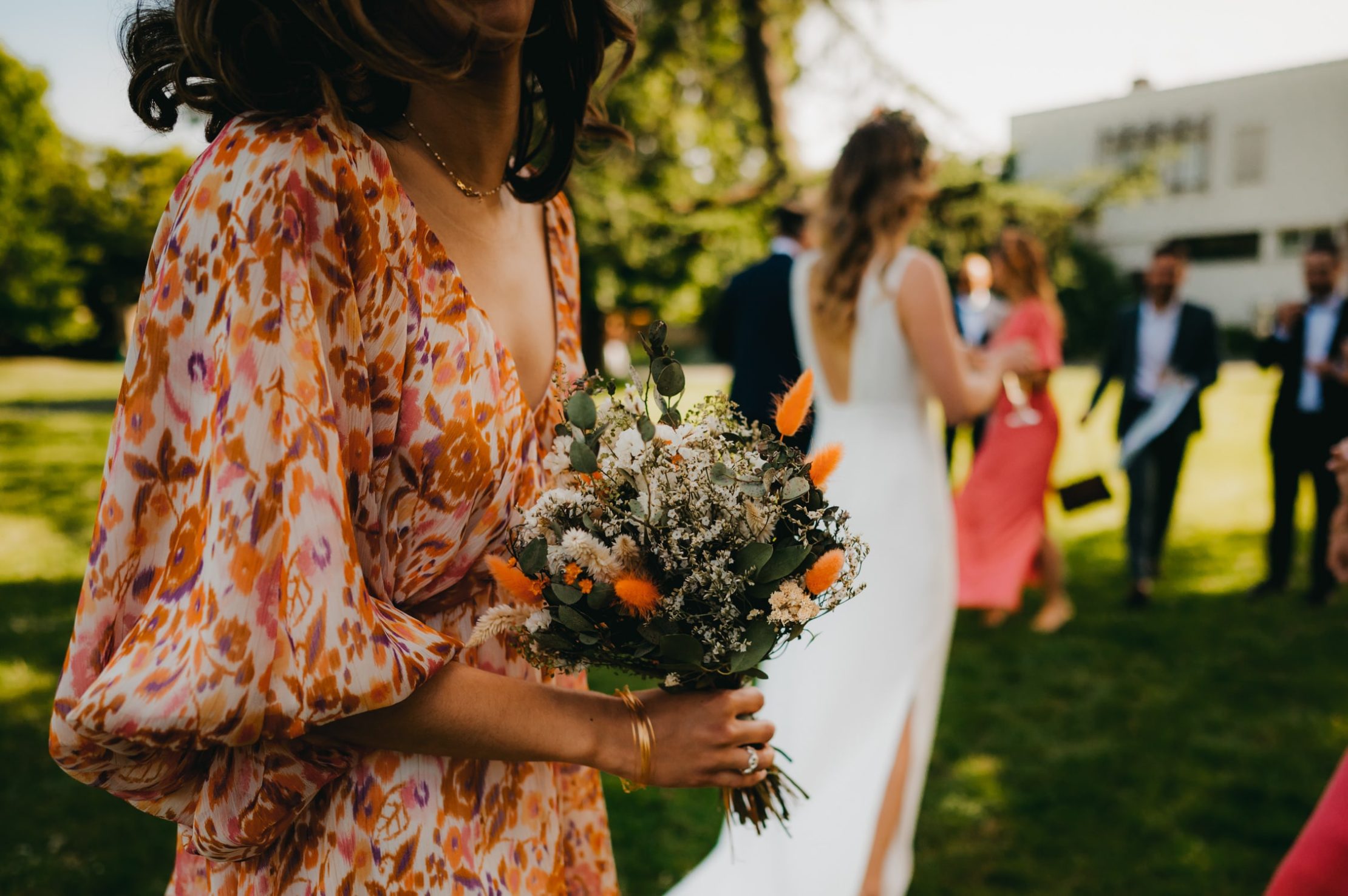 Détail du bouquet de Blanche