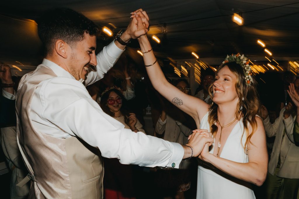dancefloor animé lors du mariage de Blanche et Guillaume
